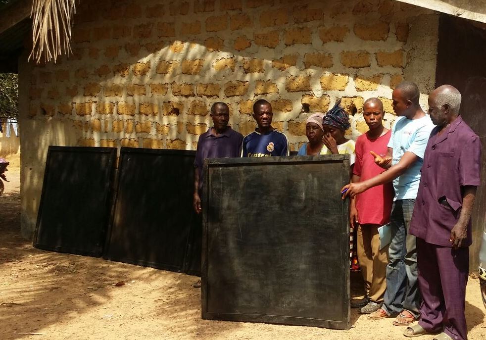 KEEP donates blackboards to Small Bong Mines Public School- Gbarpolu