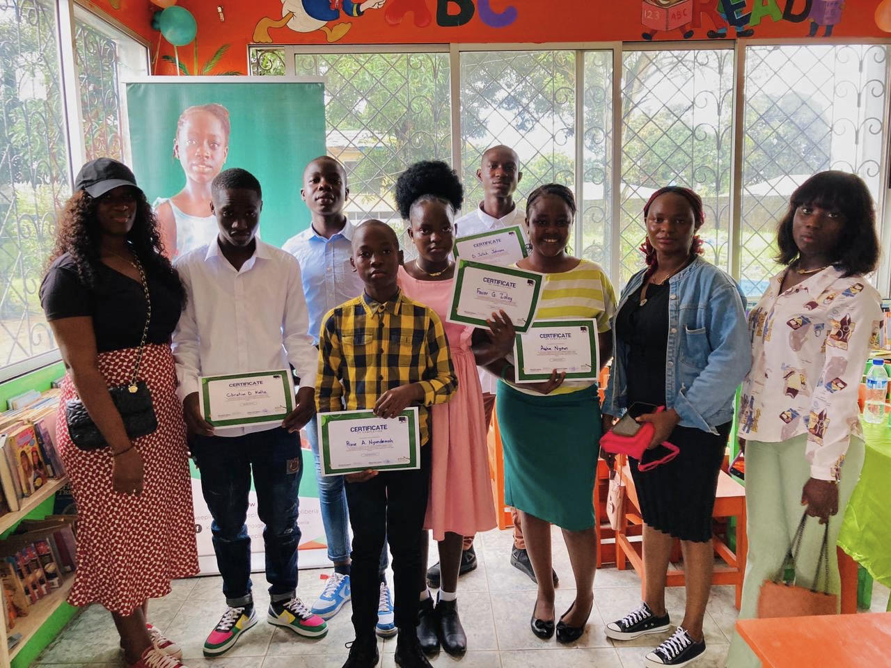 KEEP-Liberia Graduates 8 Students In Basic Computer Literacy