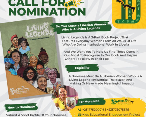 Call for Nomination-Living Legends Book 2