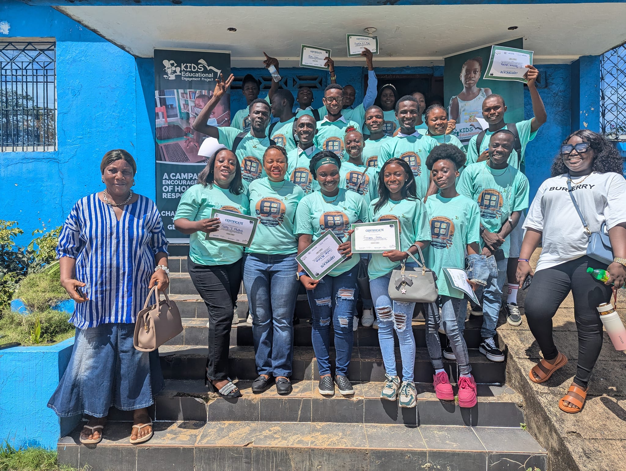 KEEP Liberia proudly announces the successful completion of its three-month 100% free Computer Literacy Program (KEEP4COLLEGE),