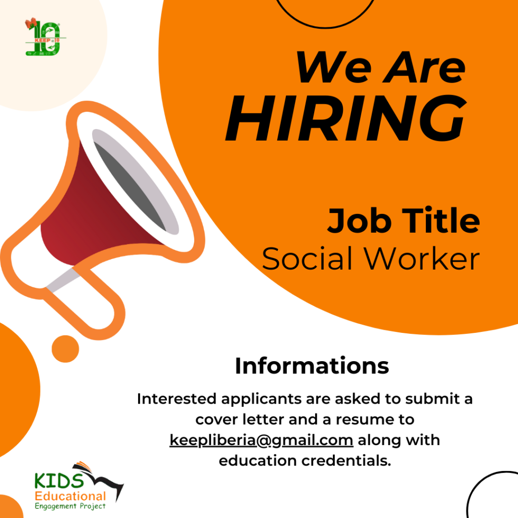 Social Worker & Program Officer Needed